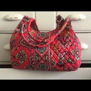 Vera Bradley Retired Large Hobo Bag Call Me Coral